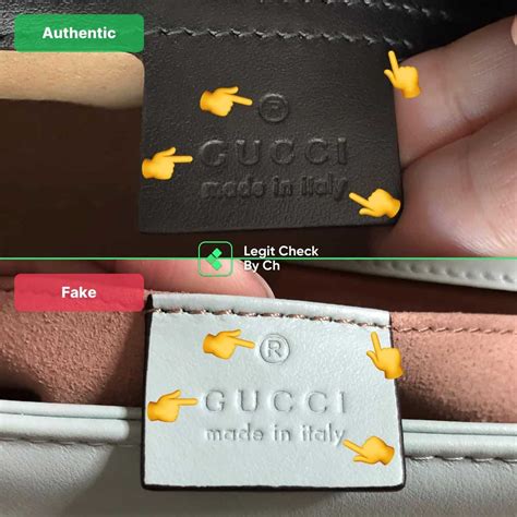 how can you tell fake gucci